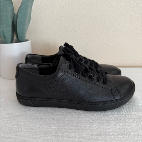 Birkenstock Black Leather Casual Orthotic Sneakers - Picture 7 of 14